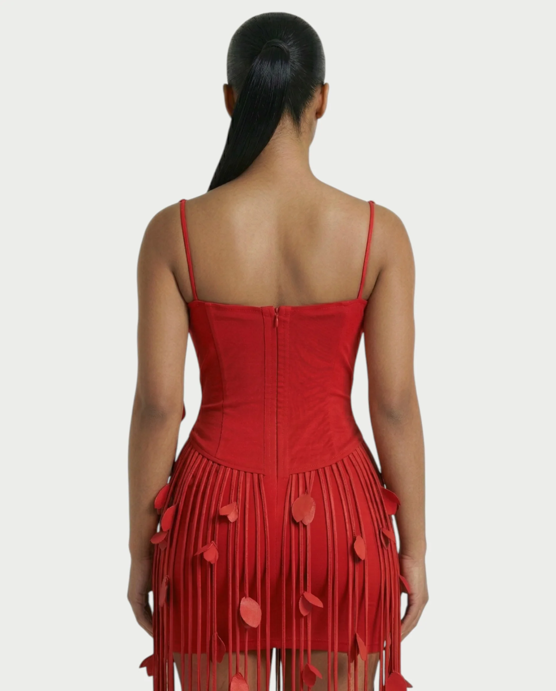 AYONA Camisole Top & High-waisted Tassel Skirt Set - Image 10