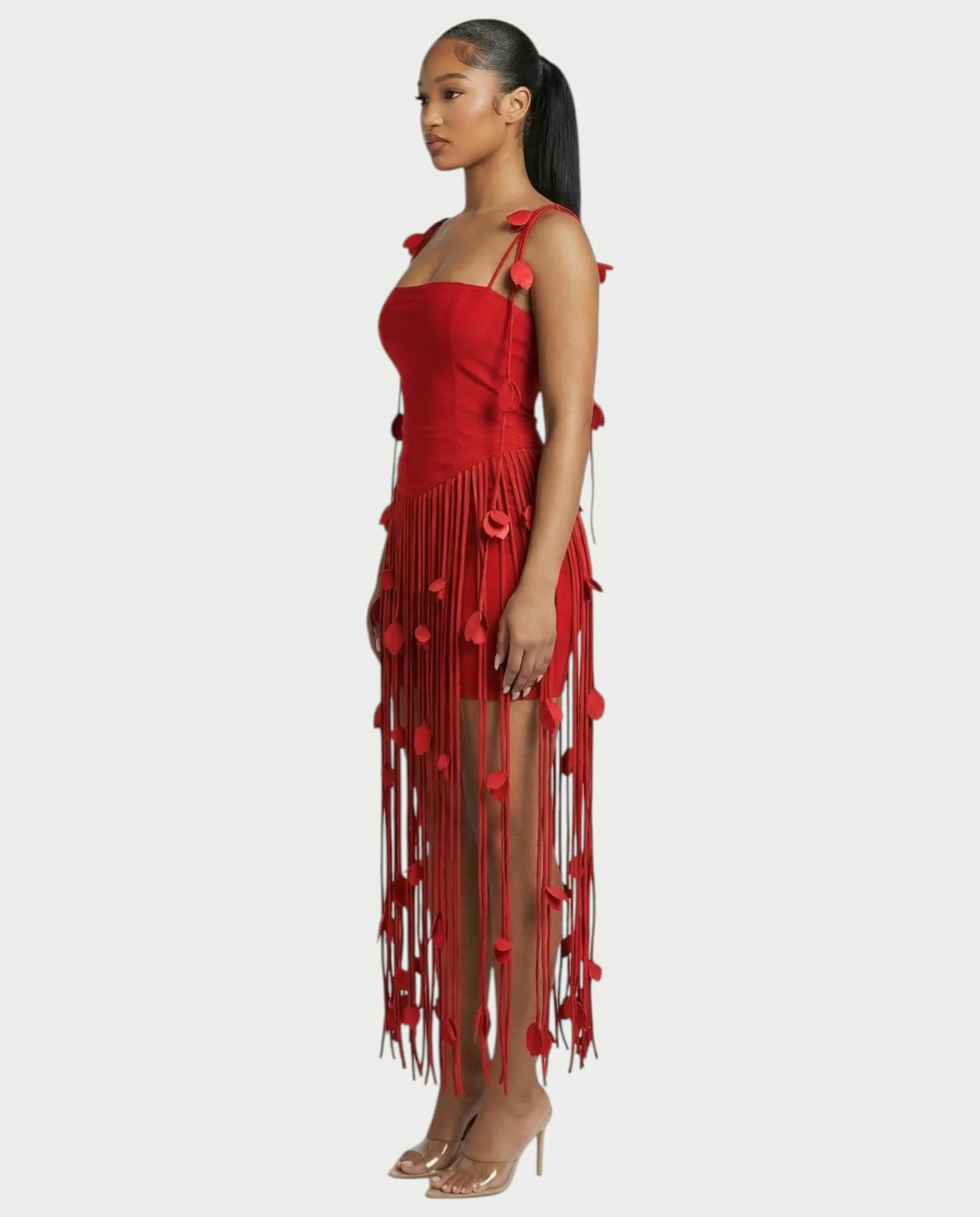 AYONA Camisole Top & High-waisted Tassel Skirt Set - Image 8