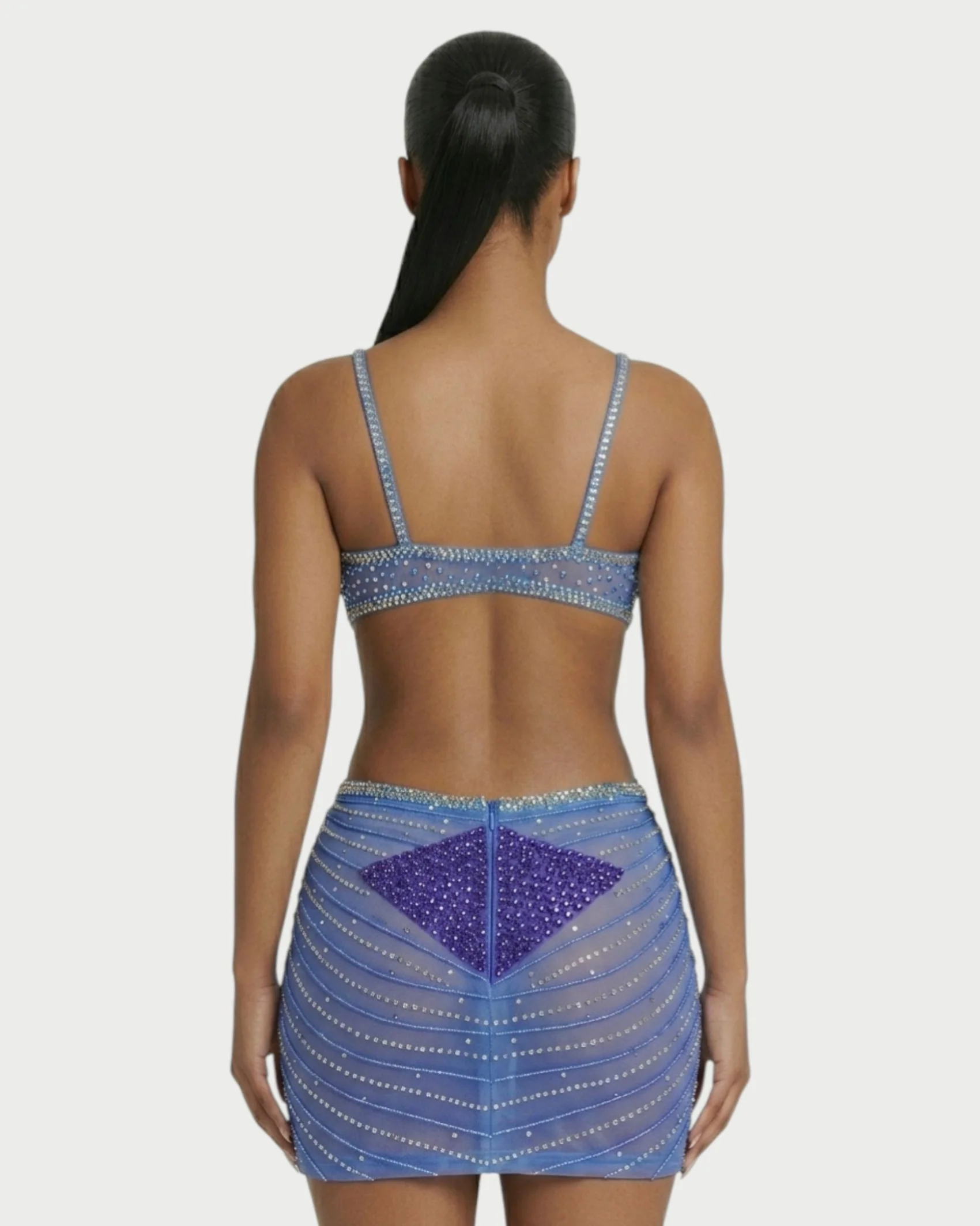BRELLIE Crystal Cut-out Bodycon Mini Dress - Image 15