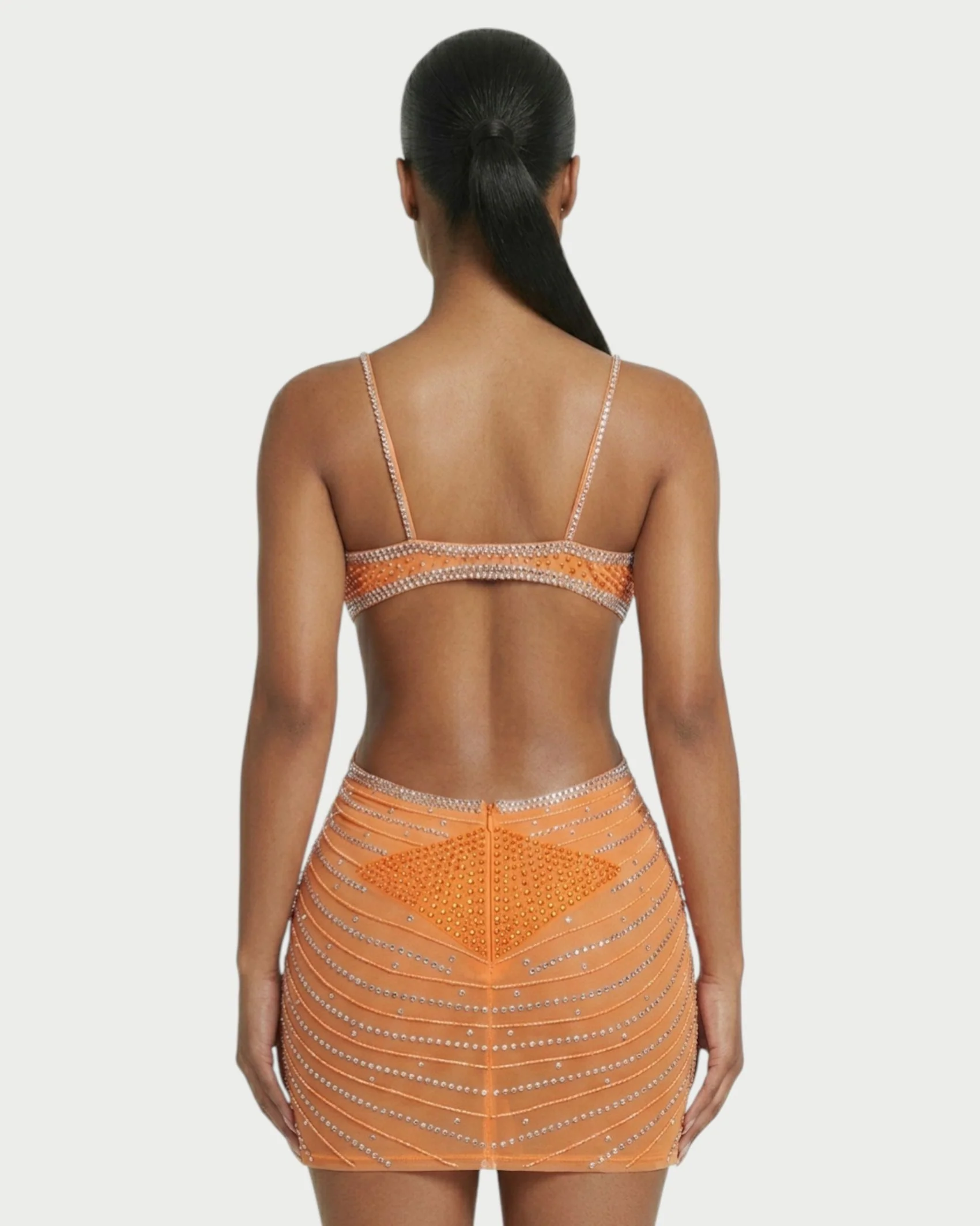 BRELLIE Crystal Cut-out Bodycon Mini Dress - Image 50