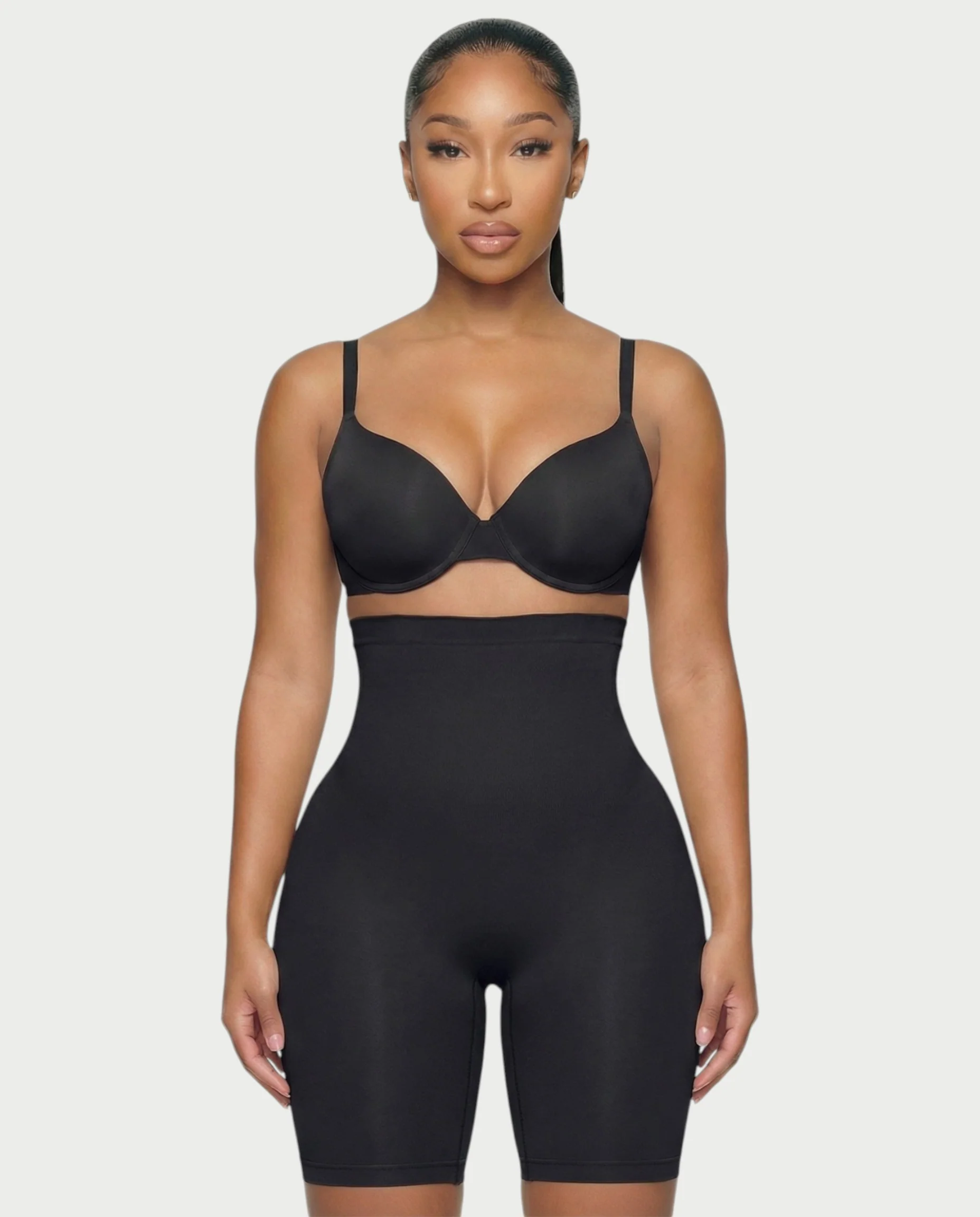 EVYNE High-Waisted Compression Seamless Shapewear Shorts - Image 11