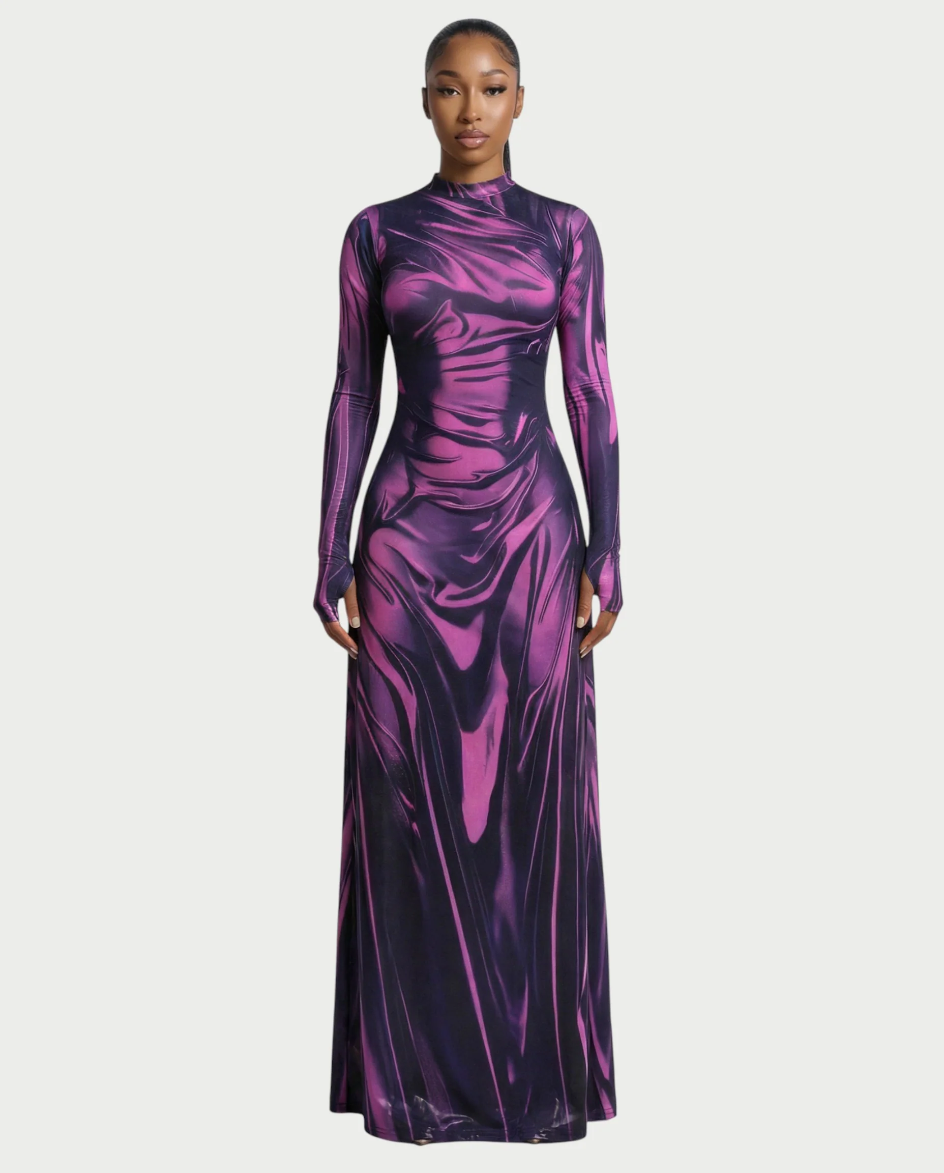 KASSIDY Illusion Maxi Dress - Image 6