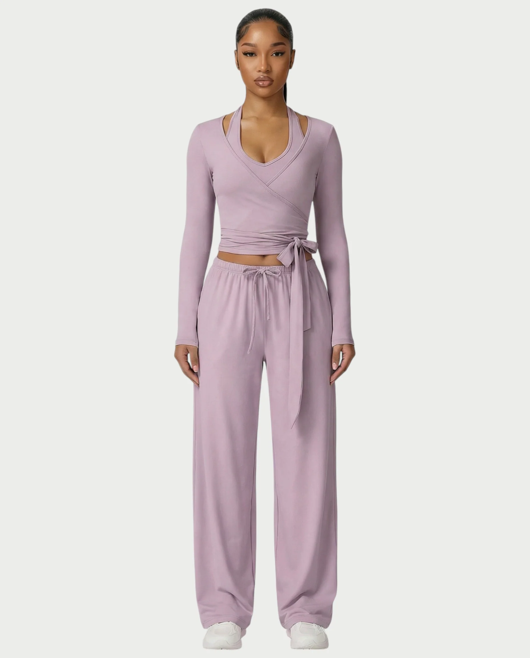 LOREN Wrap-Tie 3-Piece Lounge Set - Image 16