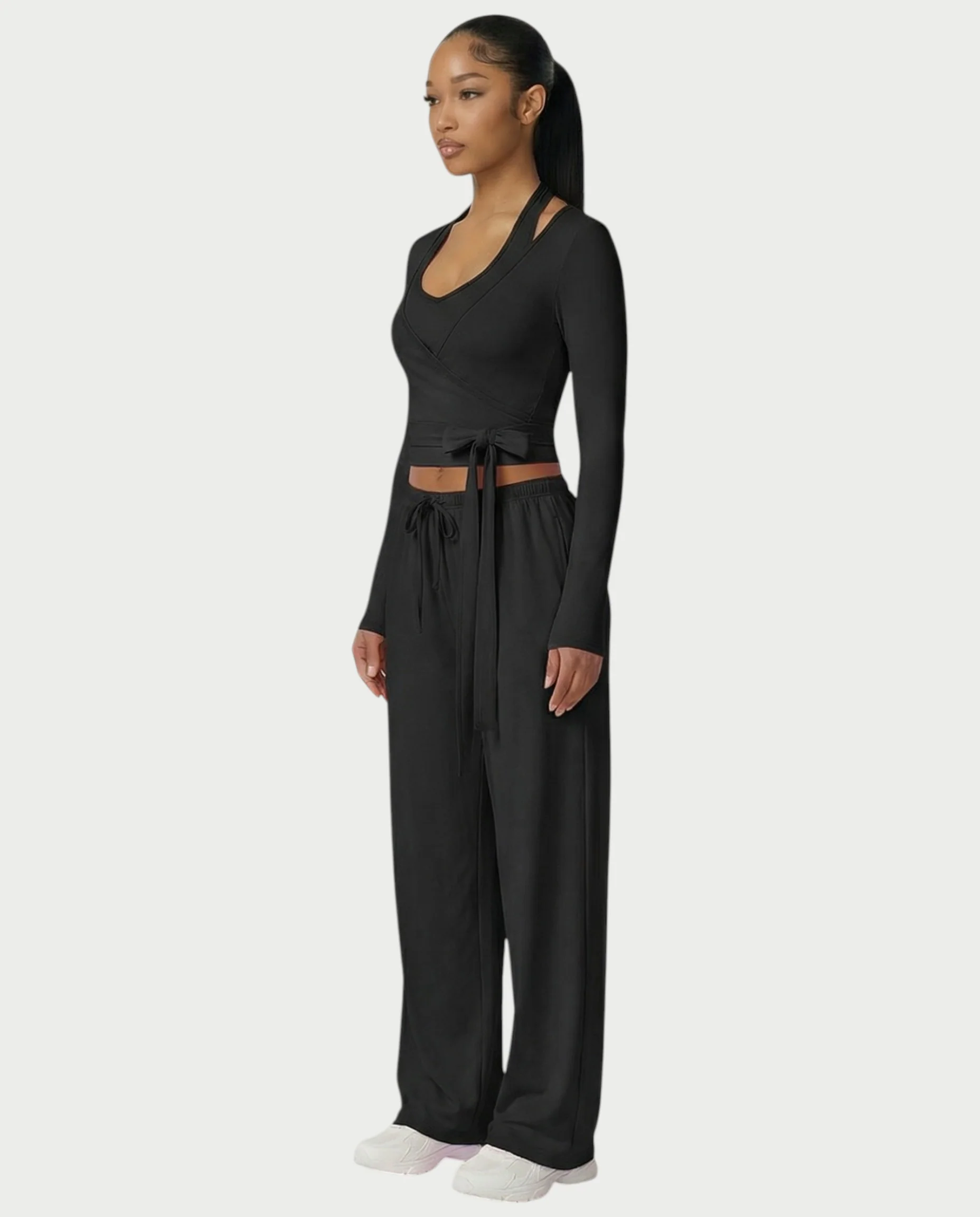 LOREN Wrap-Tie 3-Piece Lounge Set - Image 8