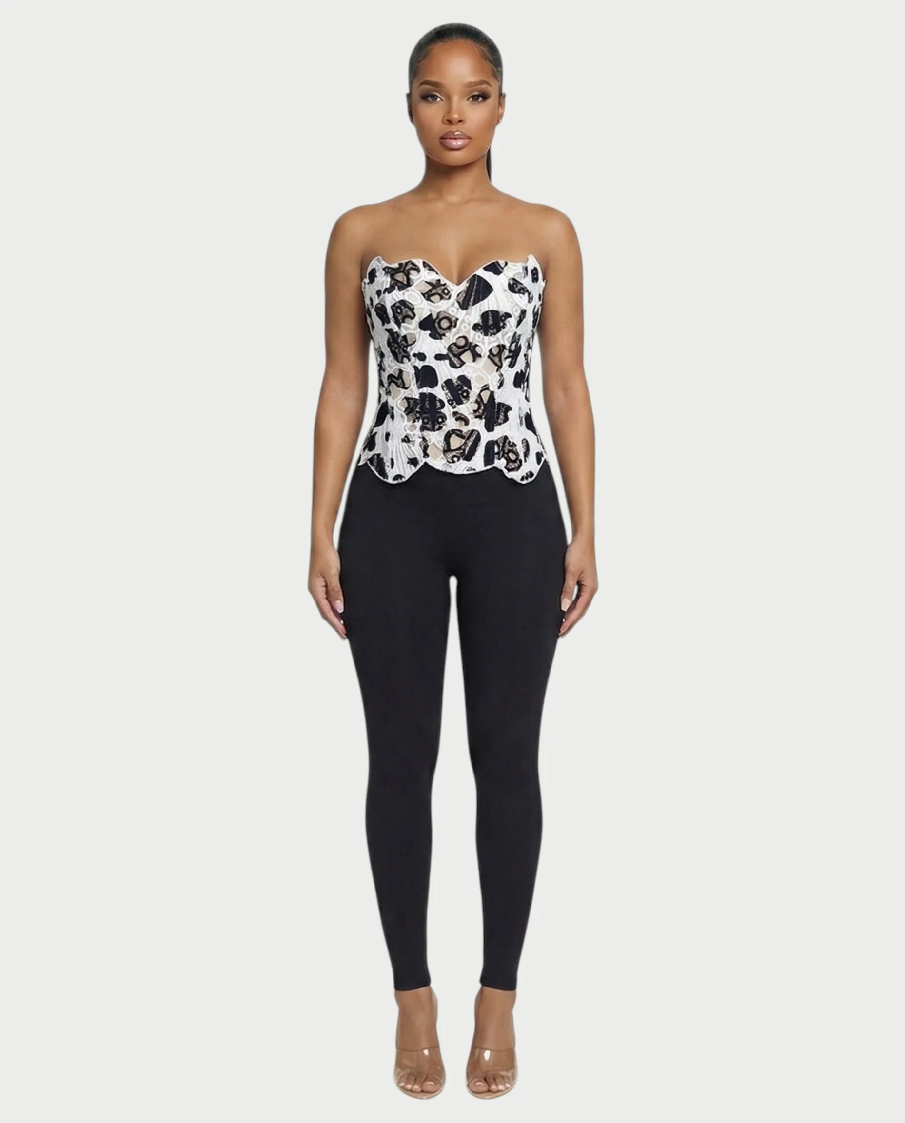 MARISSA Guipure Lace-up Back Corset Top - Image 16