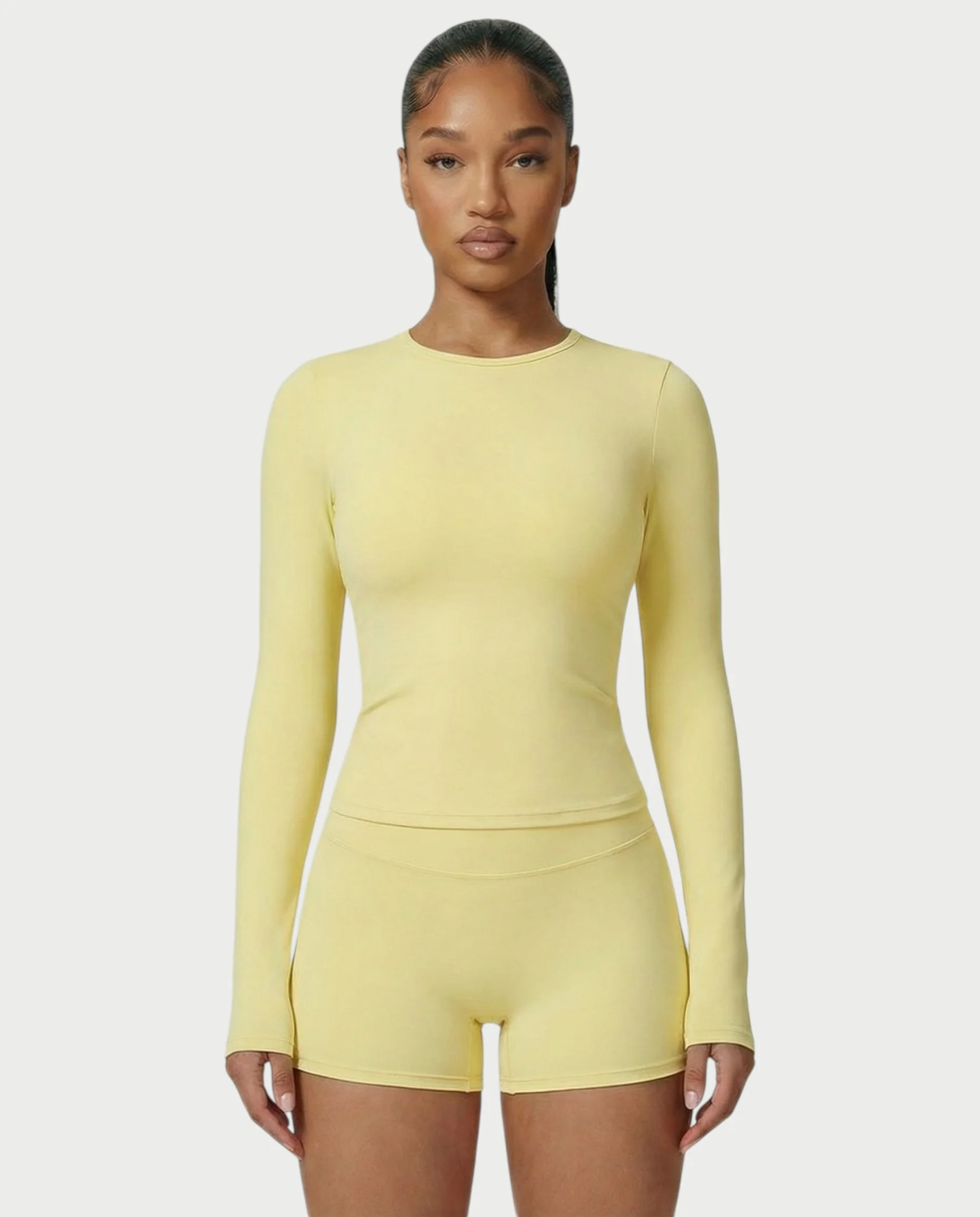 MELYA Long Sleeve Sporty Crew Neck Top - Image 21