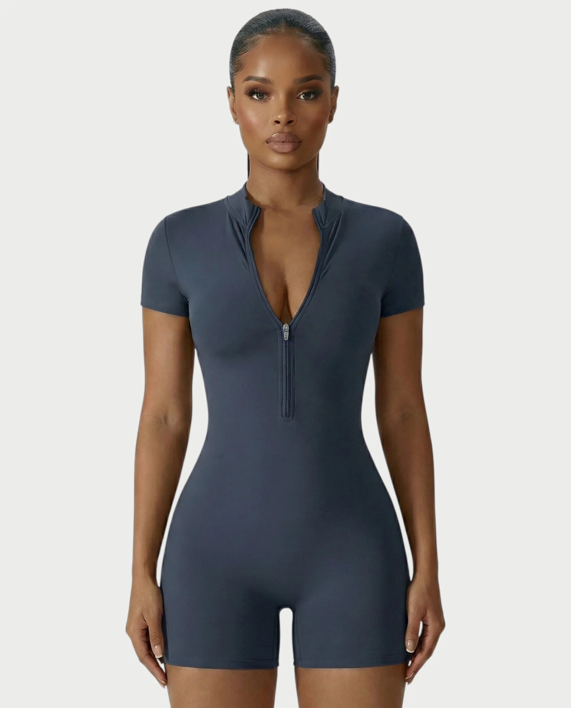 OLYRA Short Sleeve Romper - Image 29
