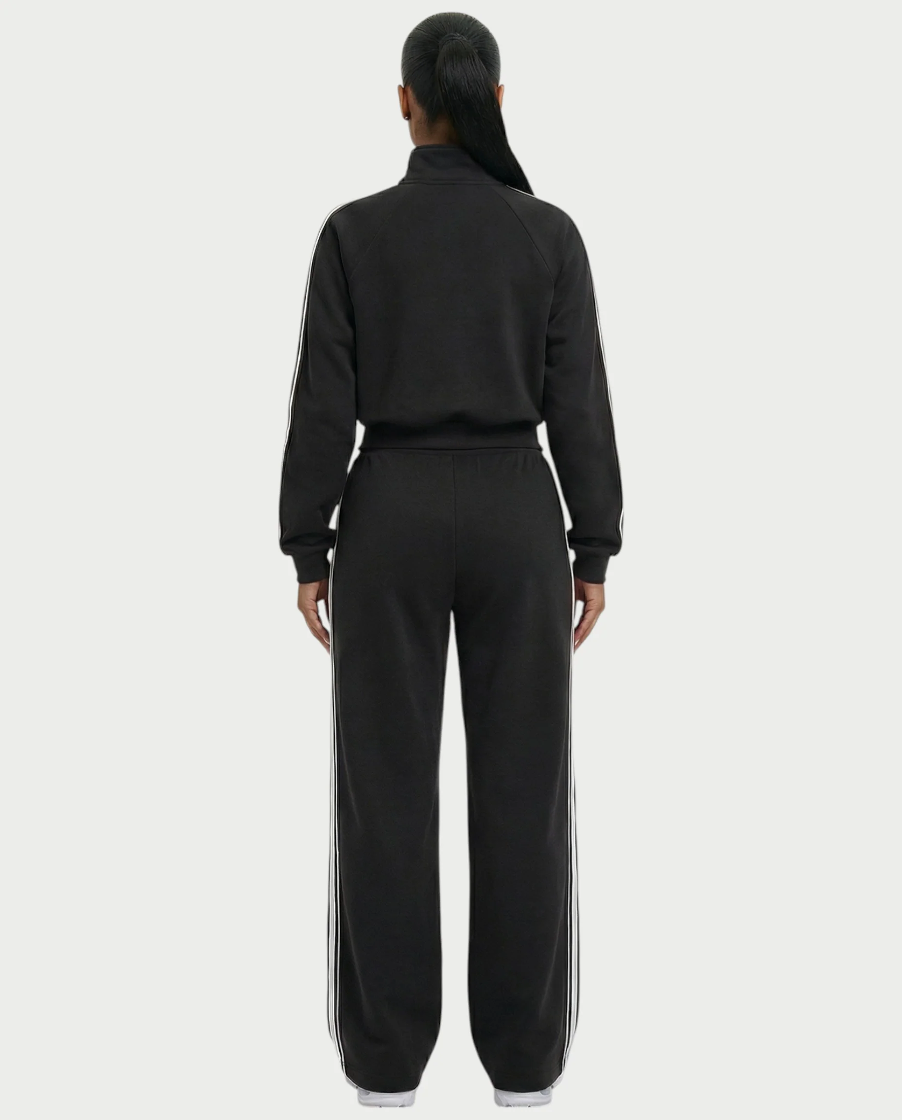 TRISHA Zip-Up Jacket & Wide-Leg Pants Set - Image 7